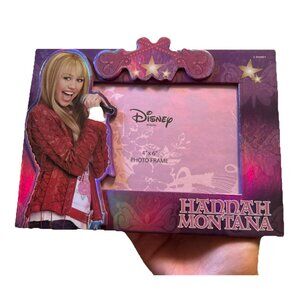 Vintage Y2K Jerry Leigh Disney Hannah Montana Purple 3D 4x6‎ Photo Frame